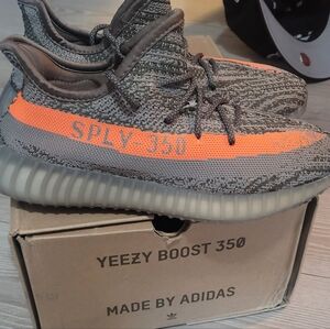 Adidas Yeezy Boost 350 V2 "Beluga" Gray and Orange  Size 8 Men